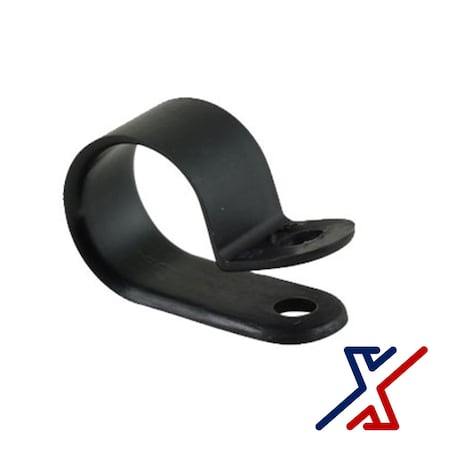 1/2 Black Nylon Cable Clamp (1 Clamp)